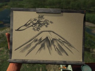 在哪里可以找到《羊蹄山之魂》中的所有墨绘画作