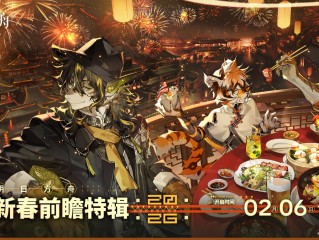 《明日方舟》新春前瞻官宣2月6日开启，官方也正式进入新春版本预热阶段
