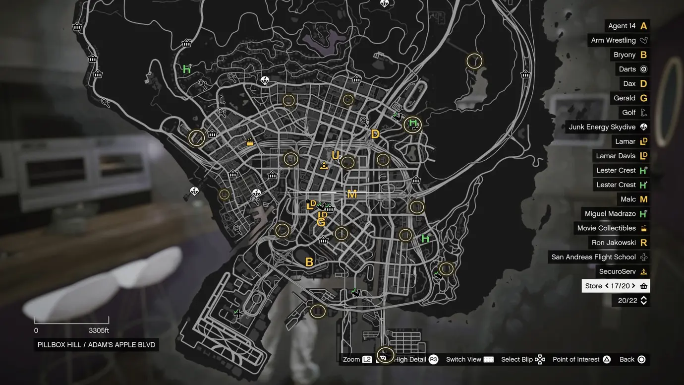 gta-online-map-south-gun-van-locations.webp GTA5 在线模式-武器与车辆位置  PC steam Epic PS5 Xbox PS4 资讯 攻略 第3张