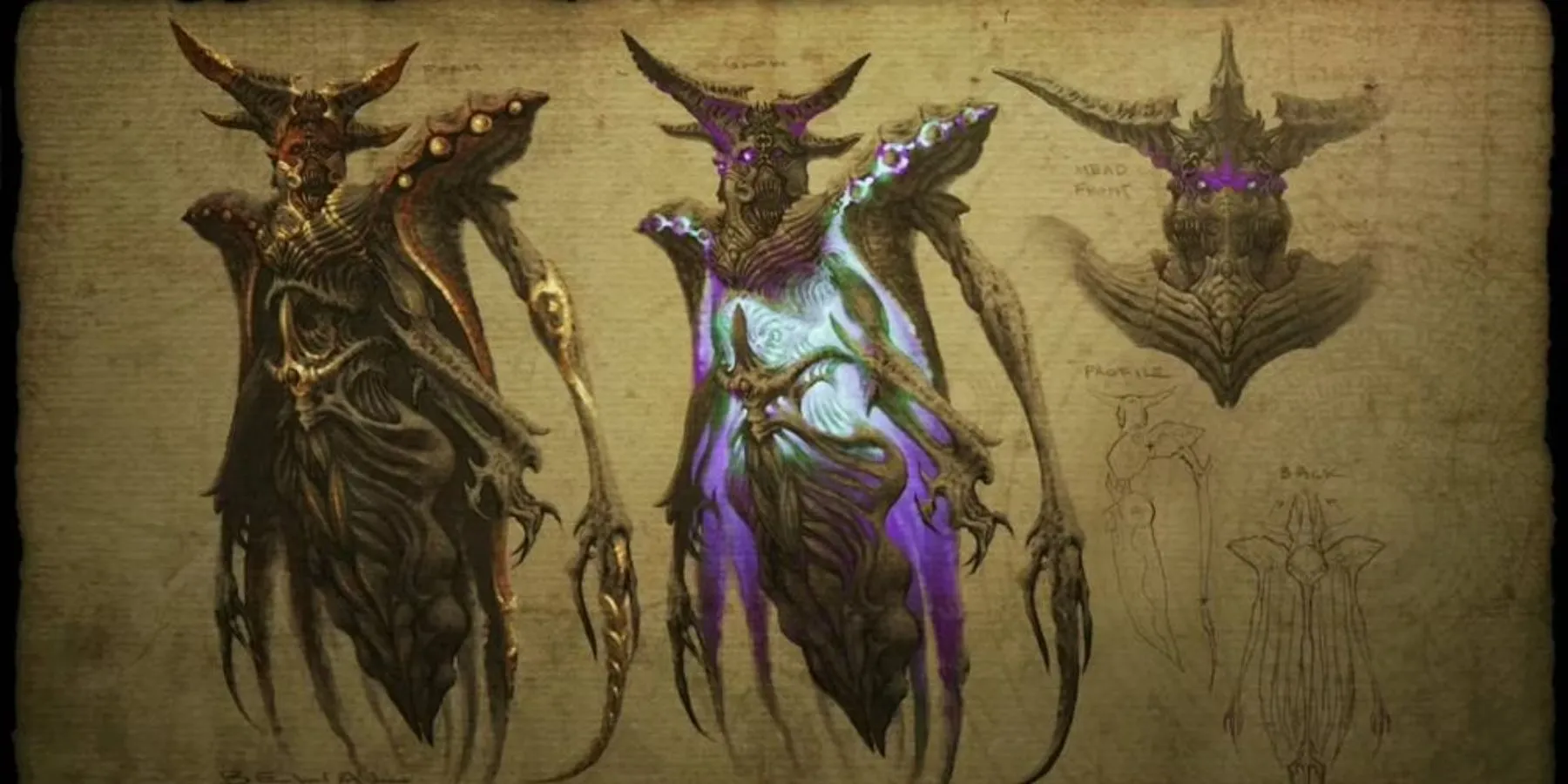 Belial Concept Art 暗黑破坏神 4 在即将到来的第 3 季中引入了经典的暗黑破坏神第 8 季敌人  暗黑破坏神4 角色扮演 资讯 预告 第3张