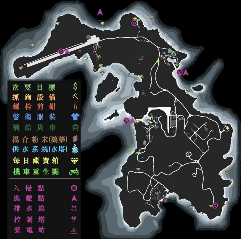 《GTAOL》佩岛劫案重点地图分享-第2张图片-OSAAA_最新游戏资讯_热门游戏攻略-游戏经验分享! 《GTAOL》佩岛劫案重点地图分享-第2张图片-OSAAA_最新游戏资讯_热门游戏攻略-游戏经验分享!